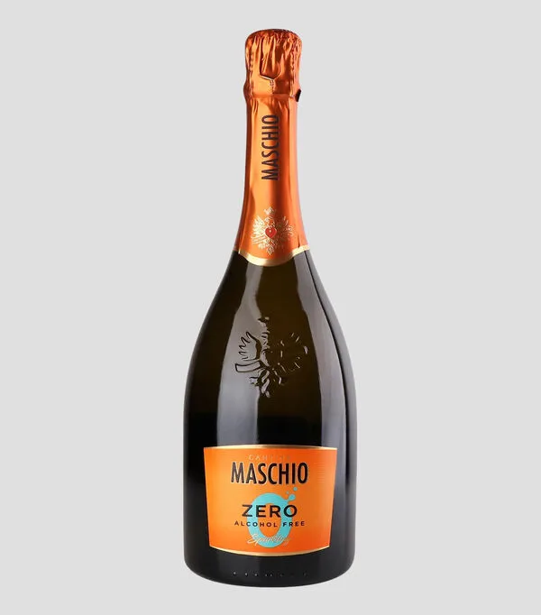 Botella de Vino Blanco Espumoso Maschio Zero Alcohol, Italia, 750 ml
