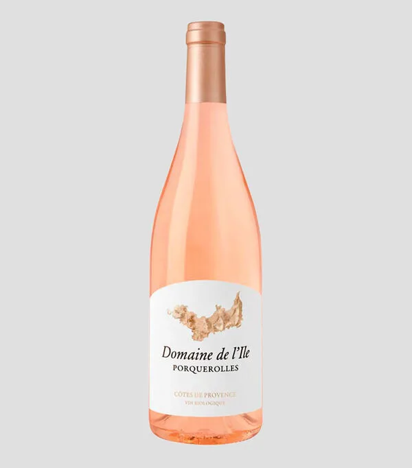 Botella de Vino rosado Garnacha Domaine de L'Île, Francia, 750 ml