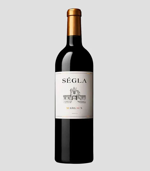 Botella de Vino tinto Merlot Ségla, Francia, 750 ml