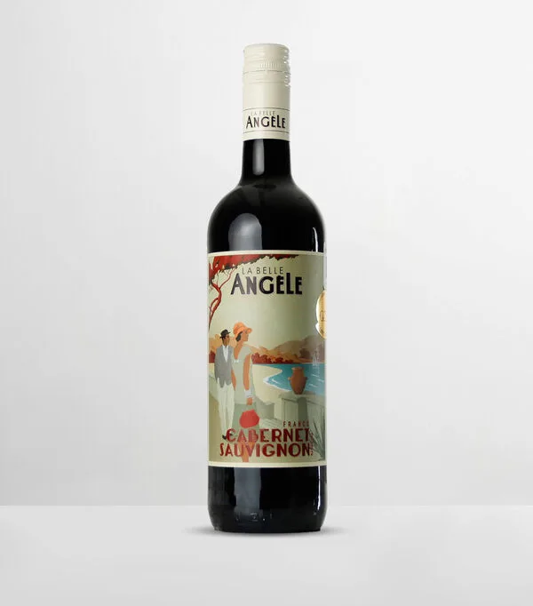 Botella de Vino Tinto Cabernet Sauvignon La Belle Angèle, 750 ml