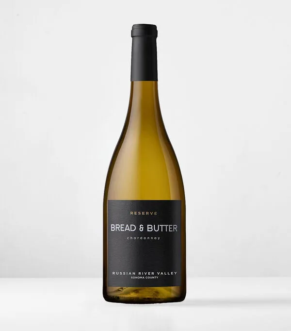 Botella de Vino Blanco Chardonnay Reserva Bread & Butter, California, 750 ml
