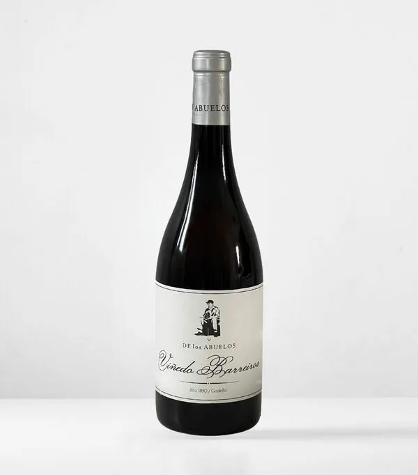 Botella de Vino blanco Godello Viñedo Barreiros, España, 750 ml