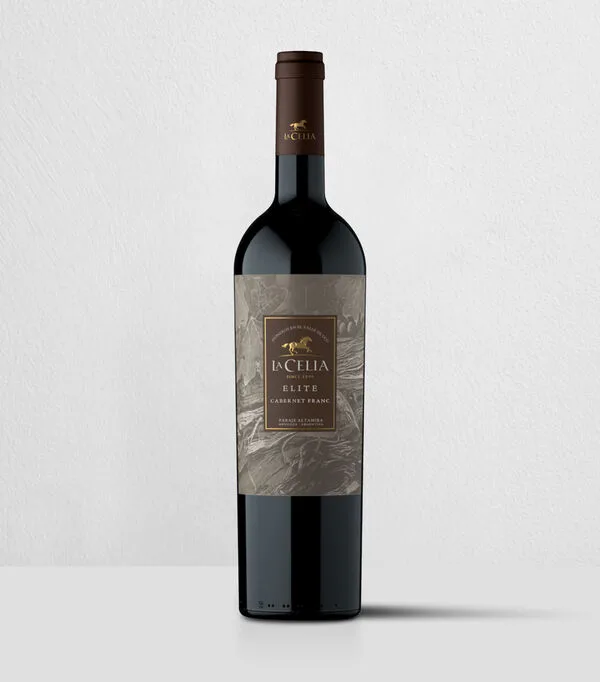 Botella de Vino tinto Cabernet Franc La Celia Elite, Argentina, 750 ml