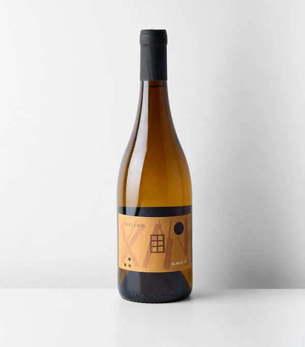Botella de Vino blanco ensamble Emblema, México, 750 ml