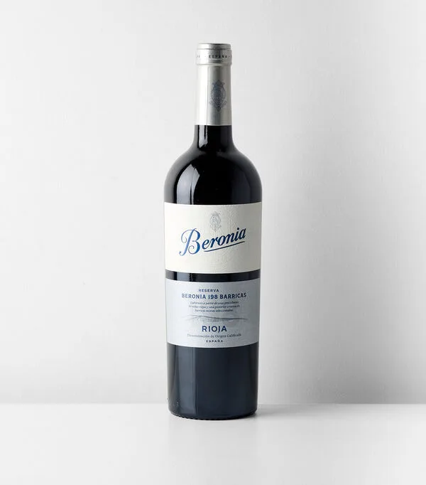 Botella de Vio tinto ensamble Beronia Selección 198 Barricas, España, 750 ml