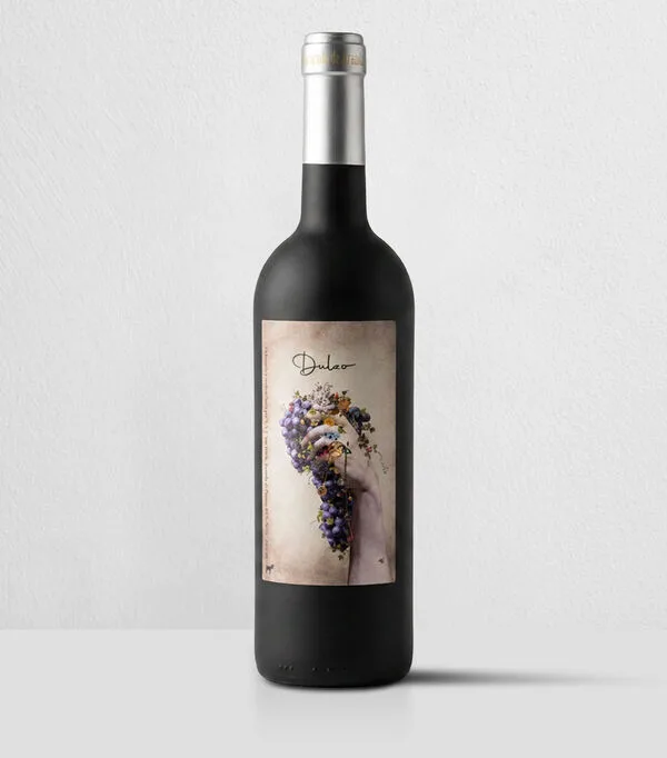 Botella de Vino tinto Tempranillo Cantaburros Dulzo, España, 750 ml