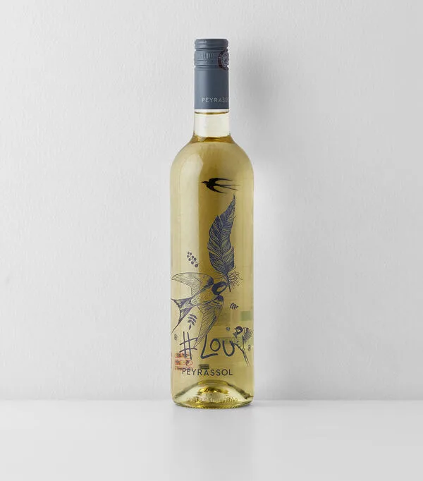 Botella de Vino blanco ensamble Peyrassol Lou Blanc, Francia, 750 ml