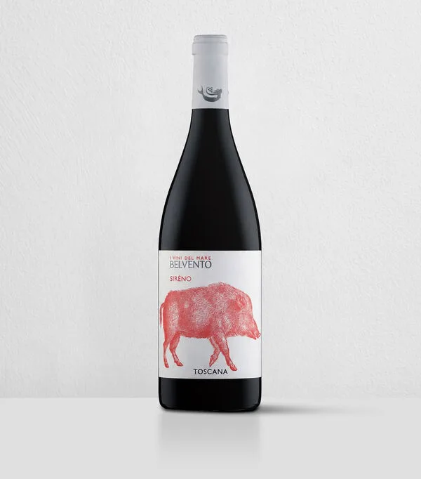 Botella de Vino Tinto Syrah Belvento Sireno, 750 ml