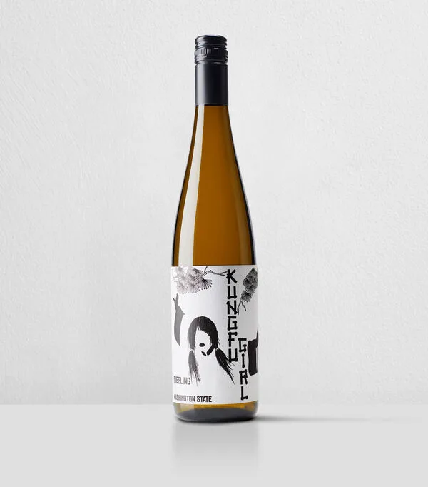 Botella de Vino Blanco Riesling Kung Fu Girl, 750 ml
