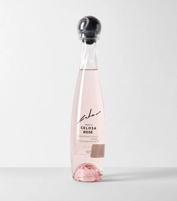 Botella de Tequila Celosa Rosé, 750 ml