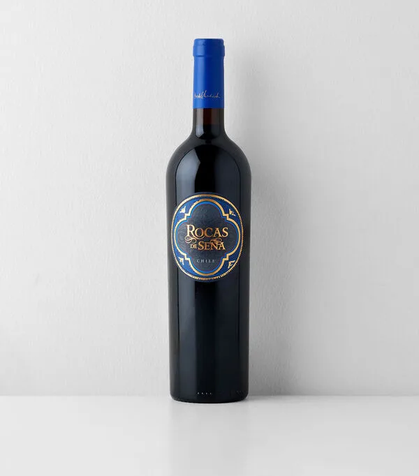 Botella de Vino tinto ensamble Rocas de Seña, Chile, 750 ml