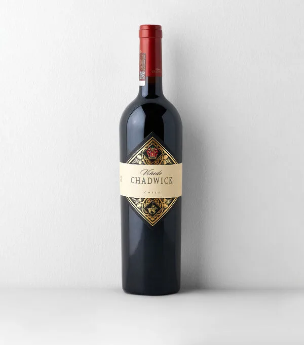Botella de Vino tinto Cabernet Sauvignon Chadwick, Chile, 750 ml
