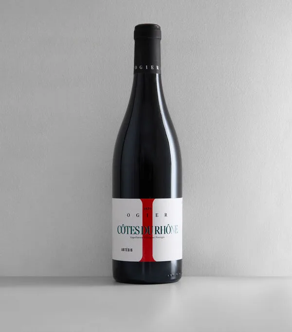 Botella de Vino Tinto Syrah Ogier Côtes du Rhône, 750 ml