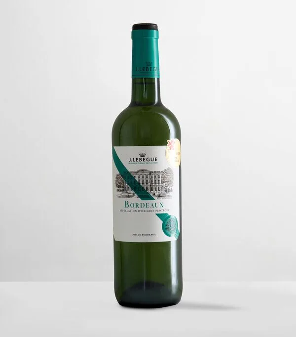 Botella de Vino Blanco Sauvignon Blanc J. Lebegue bordeaux 2024, 750 ml