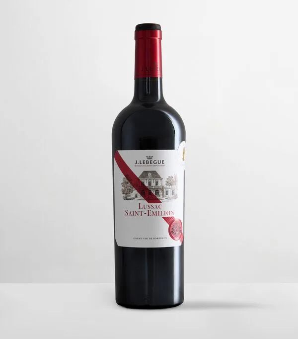 Botella de Vino Tinto Cabernet Sauvignon J. Lebegue Lussac-Saint-Emilion 2024, 750 ml