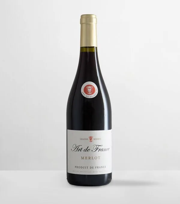 Botella de Vino Tinto Seco Merlot Art de France, 750 ml