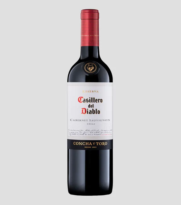Botella de Vino Tinto Cabernet Sauvignon, 750 ml