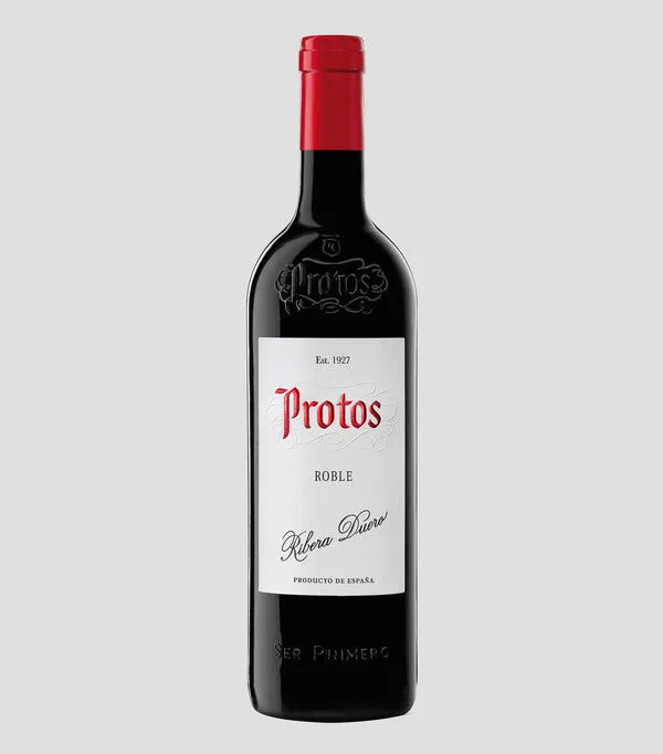Botella de Vino Tinto Tempranillo Roble, 750 ml