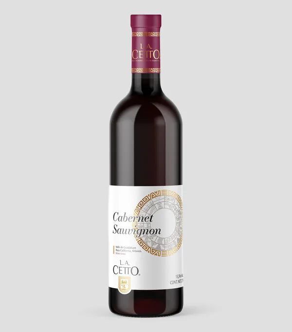 Botella de Vino Tinto Cabernet Sauvignon, 750 ml